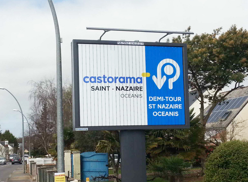 Affichage à Saint-Nazaire