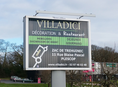 Affichage à Vannes