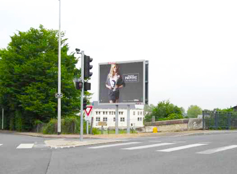 Affichage à Saumur