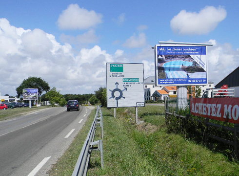 Affichage à Pornic