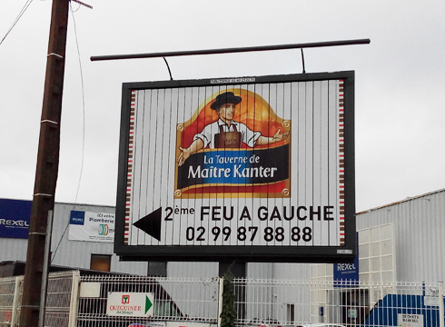 Affichage à Rennes