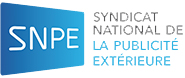 Publi Espace: membre du Syndicat National de la Publicité Extérieure. 